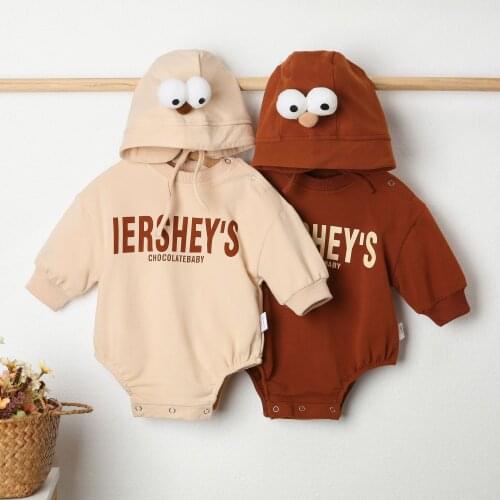 8393 Newborn Autumn Baby Romper Long Sleeve 2021 Cotton Clothes For Boys And Girls Letters Sporty Infant Cotton Wear