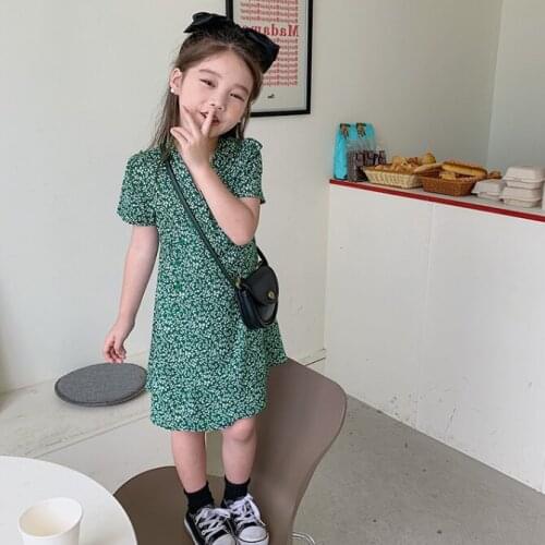 Mihkalev Children 2020 Summer Dress 2-7Year Baby Girl Cotton Princess Dresses Kids Clothes Girls Beach Dress vestido