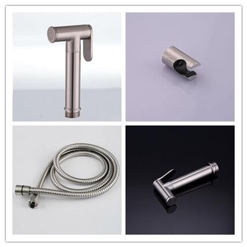 Carnival Shopping Festival Promotion Brushed brass bathroom toilet bidet spray handheld sprayer set 1.5m shower hose holder