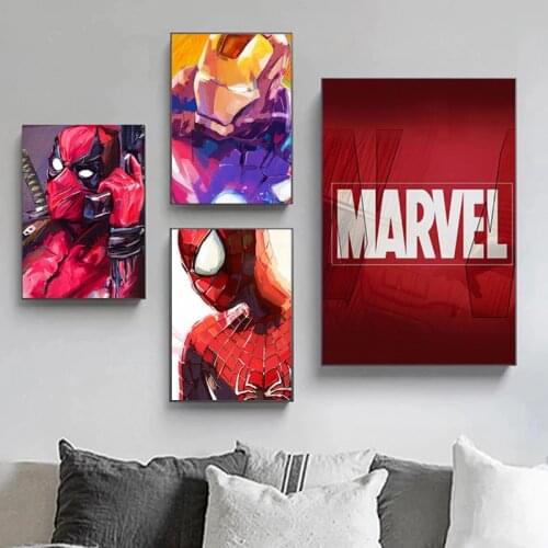 Marvel Movie Cartoon Anime Canvas Painting Modern Prints and Posters Wall Art Picture for Living Room Home Decoration Cuadros