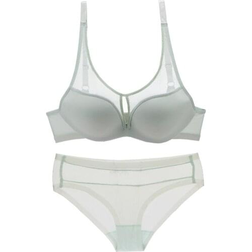 DaiNaFang New Bras Set Summer Style Fashion Sexy Underwear Womens Solid Smooth Seamless Convertible Straps AB Cup Lingerie