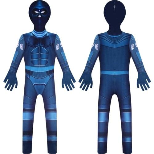 Boys Halloween Costume Children Death Cosplay Superhero Jumpsuit Bodysuit Kids Scary Witch Devil Role Play Cosplay Clothing