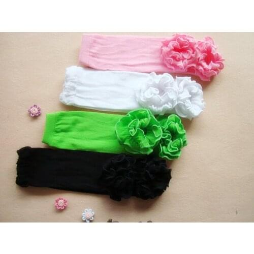 6PAIR/LOT New Fashion Soft Cotton Girl Wave Baby Girls Leggings Leg Warmers For Girls Pure color legs warmers