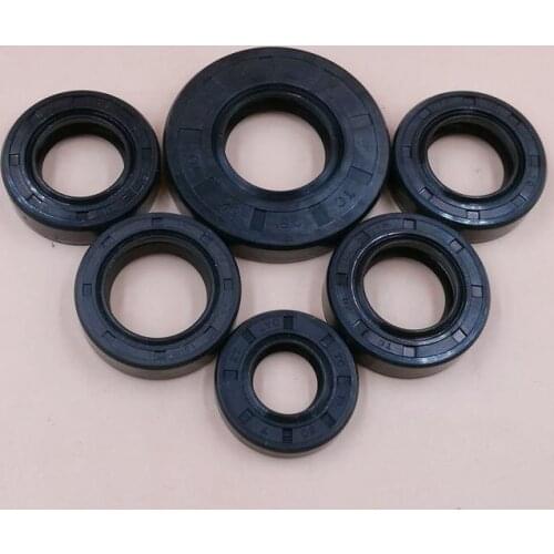 Multi-model Water Pump Frame Oil Seal Seal Ring Dust-proof Oil Seal Oil-resistant Seal 20 Pcs