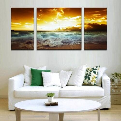 Modern art canvas modular paintings on the wall kids room decoration nordic prints triptych wedding decoration banksy art print