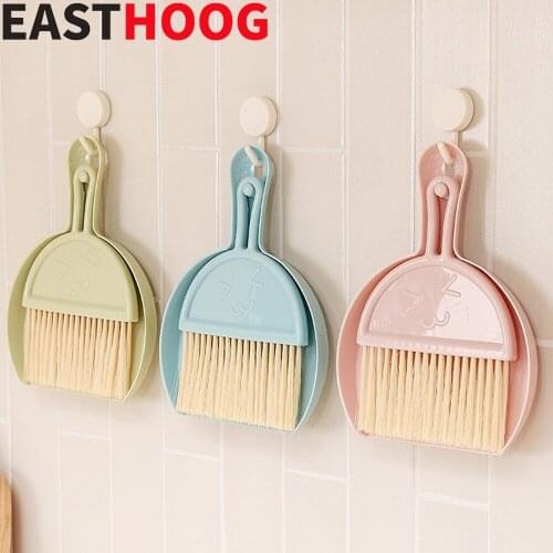 Mini Desktop Sweep Cleaning Brush Small Broom Household Dustpan Set Floor Cleaner Dust Brush Hot Wholesale Drop Shipping