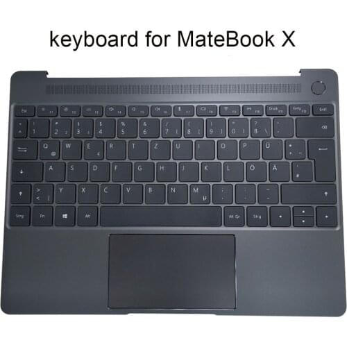 Backlit german keyboard for Huawei MateBook X WT-W09 W19 WT-WX9 GR GE Euro notebook pc keyboards Palmrest Top Case 0KN1 1R1GE13
