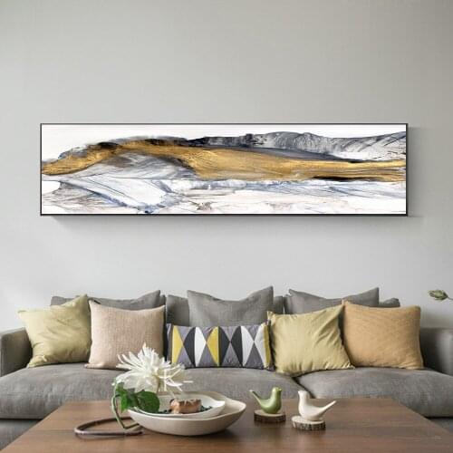 New Chinese Style Foggy Mountain Forest Canvas Painting Poster And Print Wall Art Pictures For Living Room Home Decor