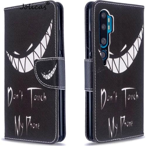 Butterfly Silicone Covers Case For estojo Xiaomi Note 10 PU Leather Wallet Flip Phone Shell Capa Xiaomi telefoon Note 10 Pro CC9