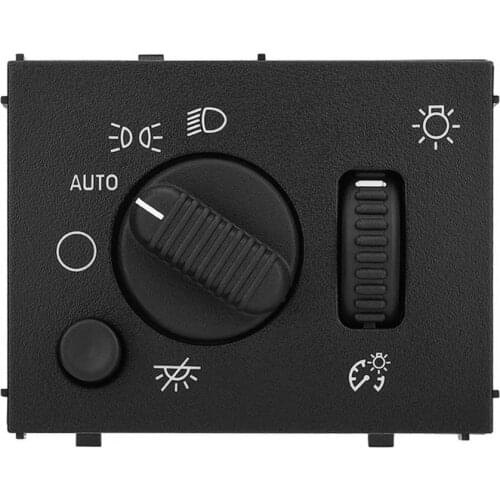 Headlight switch replacement simple installation black sensitive dome light dimmer switch for Chevrolet/for Hummer Switches