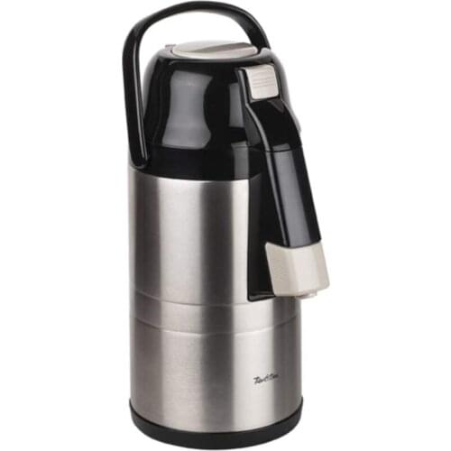 Tantitoni Black Cover Stainless Steel Pump Thermos 3.5Lt BETY SI350S