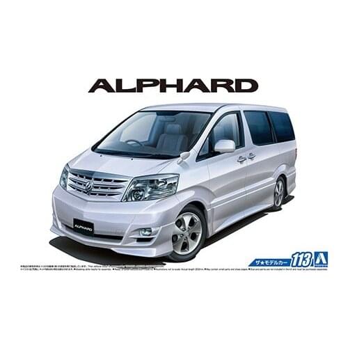 1/24 Toyota NH10W Alphard G/V MS/AS `05 Diy Assemble Car Model 05749