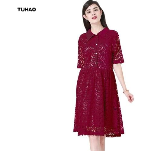 TUHAO Summer Dresses With Lace
