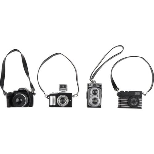 1Pc 1/6 1/8 1/12 Dollhouse Miniature Digital SLR Camera Dolls House Decoration Accessory