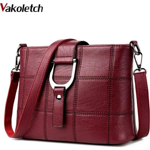 2020 Brand Leather Shoulder Bags Tote Bag Luxury Women Messenger Bags Designer Woman Bag sac a main femme nouvelle collect KL339