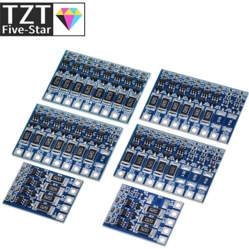 3S 4S 5S 6S 7S 8S 21V 4.2V Balance Function Protection Board 68mA 5S Li-ion Lipo Battery Lithium 18650 Batteries Balanced