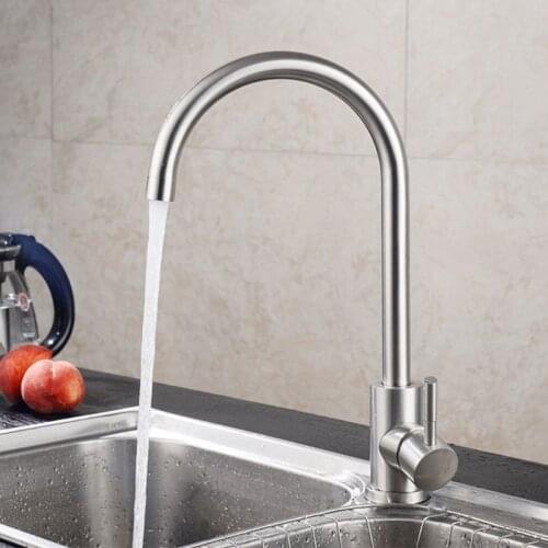 1 Piece 18mm Kitchen Sink Faucet Pipe Fittings Single Handle Connection Stainless Steel Outlet Pipe M20 21 Dropship