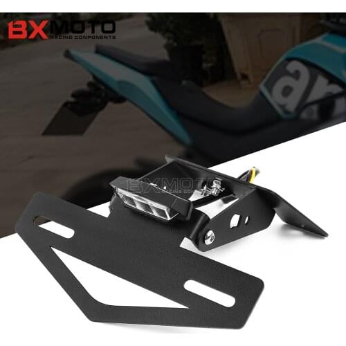 Motorcycle License Plate Holder For Aprilia GPR125 GPR150 GPR 125 150 RS4 125 RS4 License Bracket Tail Tidy Fender Eliminator