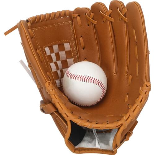 PU Children Adult Baseball Gloves Softball Gloves Pitcher Gloves School Student Training Gloves