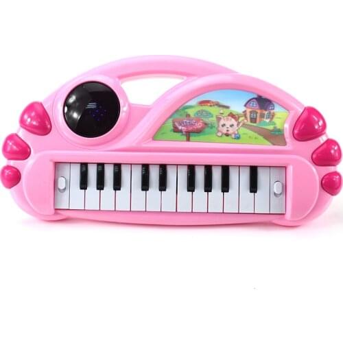 Kids Piano Musical Toys For Baby Electronic Musical Instrument Toys Educational Piano Carton Animal Farm Development Baby Piano