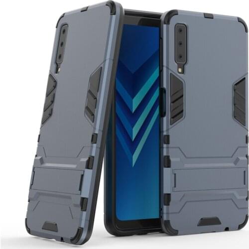 For Samsung Galaxy A7 2018 A750F Cover Shockproof Back Soft TPU Hybrid Hard Plastic PC Case for Samsung A7 2018 A750 Coque Capa
