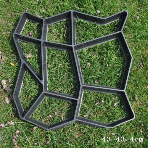 Paving Mold Walk Maker Reusable Concrete Path Molds Stepping Stone Paver DIY Paving Moulds For Yard Garden