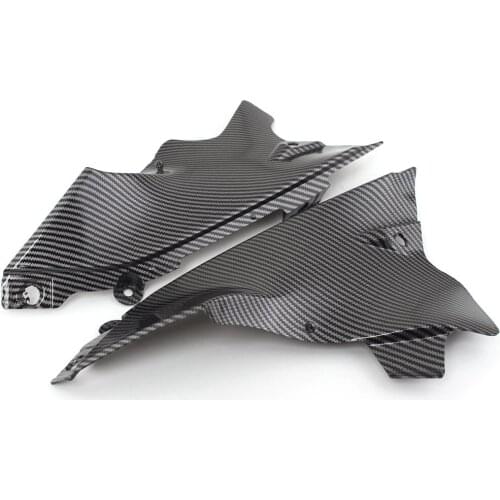 Motorcycle ABS Carbon Look Black Air Tube Duct Cover Fairing Side Cover Protector Trim For Yamaha YZF R1 YZF-R1 04-06