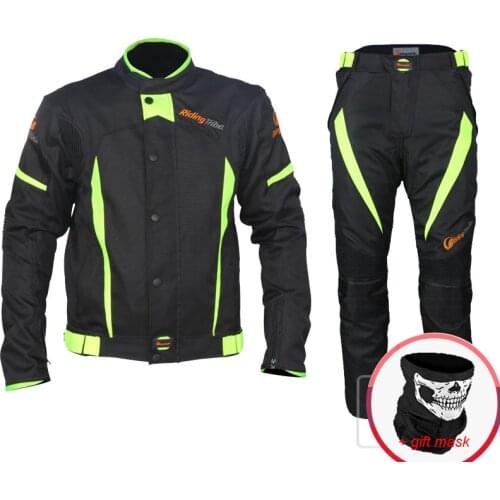 5XL plug size Mens and females Reflect Racing Winter Motorcycle Jackets and Pants Trousers moto Waterproof Jackets Suits