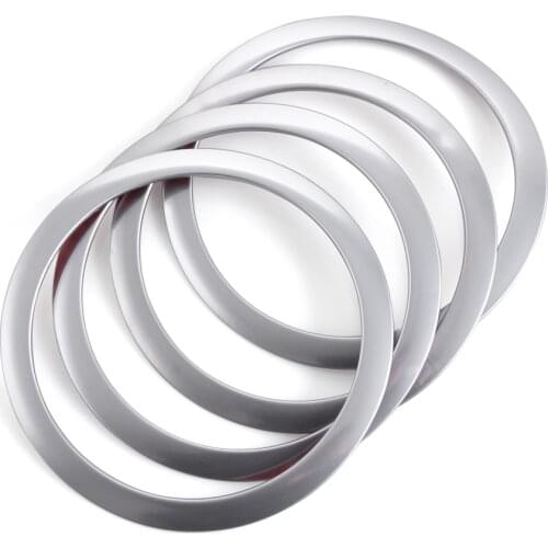 4Pcs/Set Car Stainless steel Interior Sound Speaker Trim Ring Cover For BMW 3 4 Series F30 F31 F34 F36 328li 316i 320 328 335