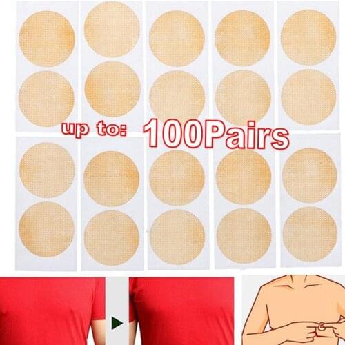 100/50/30/20/10/5 Pairs Men Nipple Cover Adhesive Stickers Bra Pad Women Invisible Breast Lift Bra Running Protect Nipples Chest