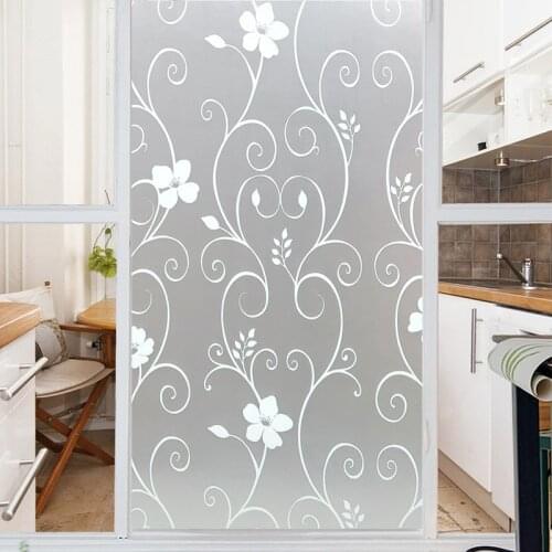 Window Sticker Privacy Protection Self Adhesive Home Decor Glass Stickers for Bathroom Living Room MUMR999