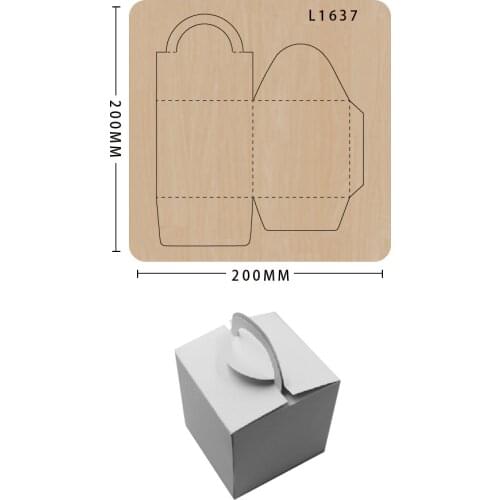 Diy Gift Box Wood Moulds Die Cutting Scrapbook Handmade Crafts Making Decor Supplies Dies Template