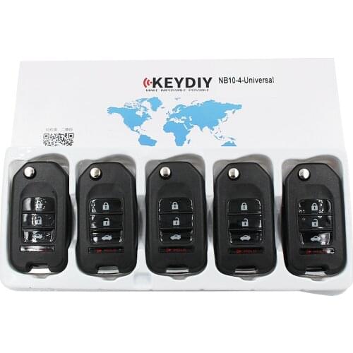 5pcs KEYDIY KD900 NB Series Remote Control KD NB10-3+1 Key for KD900+ Key Programmer URG200 Machine