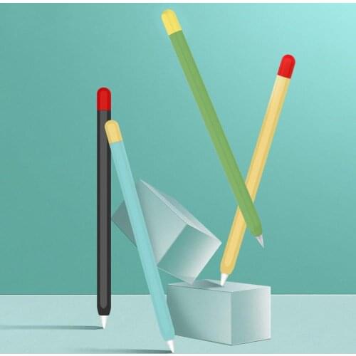 Silicone Capacitive Stylus Pen Case Protective Sleeve for Apple Pencil 1/2