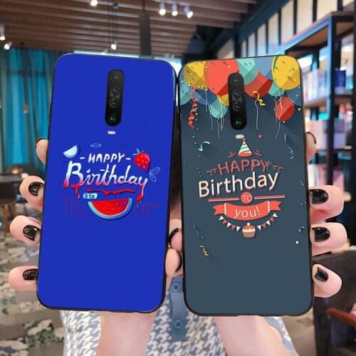 Stylish happy birthday present Phone Case for Redmi Note 8 8A 8T 7 6 6A 5 5A 4 4X 4A Go Pro