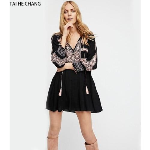 TAI HE CHANG Floral Summer Dresses