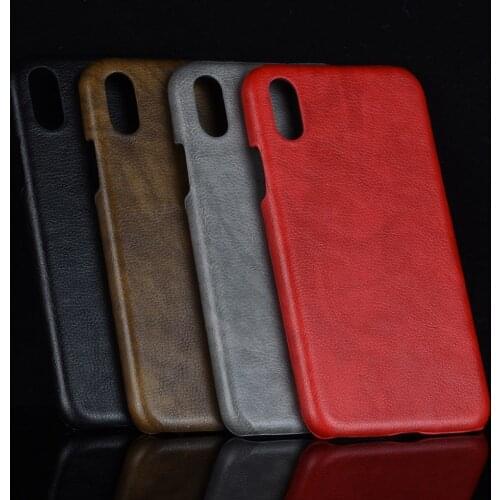 Subin Slim Cases For Apple iPhone X Case Litchi Skin Pattern PU Leather and PC Book Cover For iPhone X iphoneX Phone Case