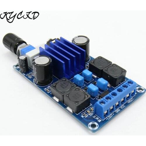 TPA3116D2 Digital Amplifier Board Class D 50W*2 Power AMP Stereo Audio Sound System DC 12-24V with Volume Control For Speakers
