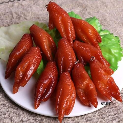 Hotel restaurant store shop decoration artificial food display props fake simulation Roast chicken Drumsticks wings claw feet