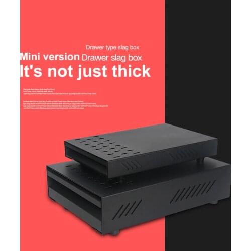 Drawer Coffee Machine Slag Box Stainless Steel Coffee Powder Slag Case Large Capacity Thickened Knockout Box Kitchen Accessories