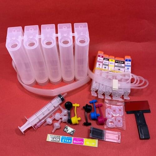 YOTAT 5color CISS ink cartridge PGI-570 CLI-571 PGI570XL PGI-570XL for Canon PIXMA MG5750 MG5751 MG5752 MG5753 MG6850 TS5050