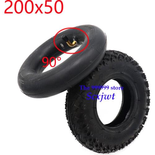 200*50 Off-Road Tyre Outer and Inner Tire Pneumatic Wheel for Electric Scooter,Gas Scooter,Mountain Scooter 200x50 Accessories