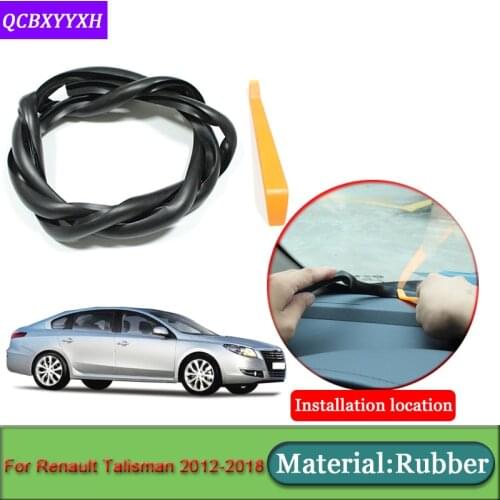 Car-styling For Renault Talisman 2012-2018 Anti-Noise Soundproof Dustproof Car Dashboard Windshield Sealing Strips Accessories