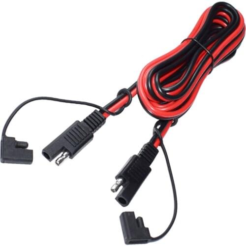 SAE Plug 200CM SAE Power Automotive Extension Cable 14AWG Quick Disconnect Plug for Car Motorcycle Solar Panel Battery Chargers