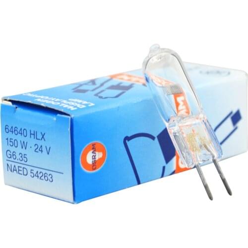 5pcs/Lot OSRAM HLX 64640 24V 150W G6.35 FCS Halogen Lamp,Surgical Projection HLX 64640 24V150W Projector Capsule Tungsten Bulb
