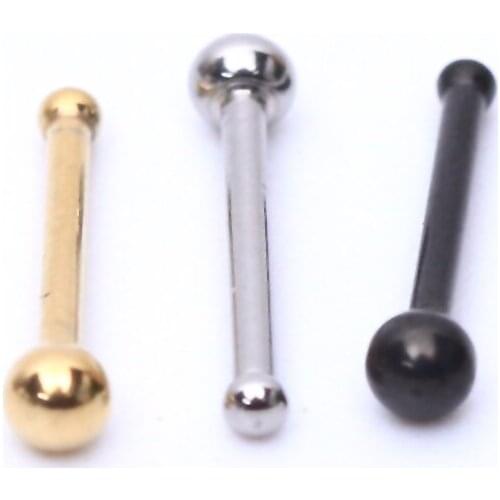 3pcs nose rings Super Mini Titanium Gold Silver Surgical Steel Ear Cartilage Wrap Ring Tragus Earring Piercing body Jewelry