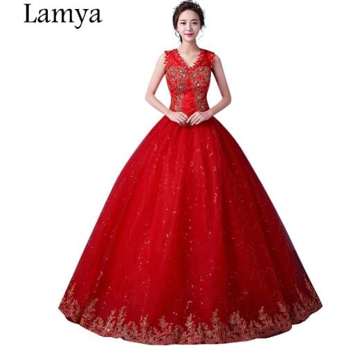 Lamya V-neck Wedding Dresses