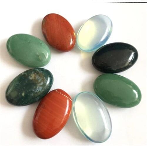Natural opal crystal stone Palm Massage Therapy Polished Stone Natural Quartz Crystals Agate Play Stone