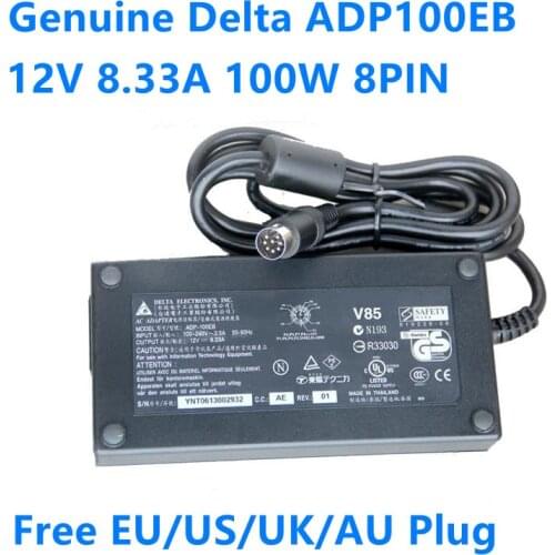 Genuine Delta ADP-100EB 12V 8.33A 100W 8PIN AC Adapter For Industrial Medicine 100W Laptop Power Supply Charger