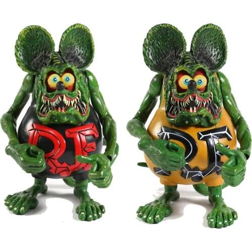 12cm Rat Fink Joints Movable Action Figure Ed Roth Ratfink Mouse Collectible Model Toy